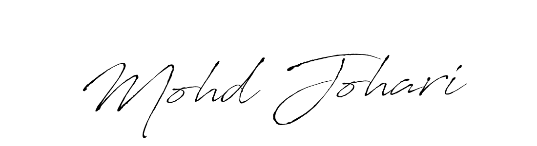 Create a beautiful signature design for name Mohd Johari. With this signature (Antro_Vectra) fonts, you can make a handwritten signature for free. Mohd Johari signature style 6 images and pictures png