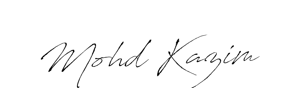 How to make Mohd Kazim signature? Antro_Vectra is a professional autograph style. Create handwritten signature for Mohd Kazim name. Mohd Kazim signature style 6 images and pictures png