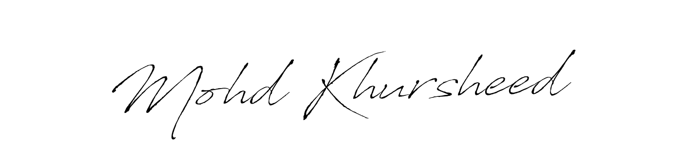 Once you've used our free online signature maker to create your best signature Antro_Vectra style, it's time to enjoy all of the benefits that Mohd Khursheed name signing documents. Mohd Khursheed signature style 6 images and pictures png