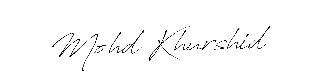 The best way (Antro_Vectra) to make a short signature is to pick only two or three words in your name. The name Mohd Khurshid include a total of six letters. For converting this name. Mohd Khurshid signature style 6 images and pictures png