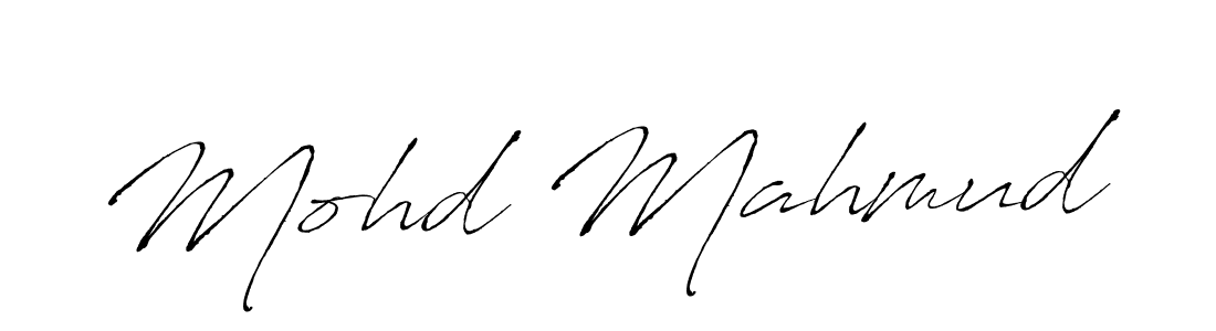 Use a signature maker to create a handwritten signature online. With this signature software, you can design (Antro_Vectra) your own signature for name Mohd Mahmud. Mohd Mahmud signature style 6 images and pictures png