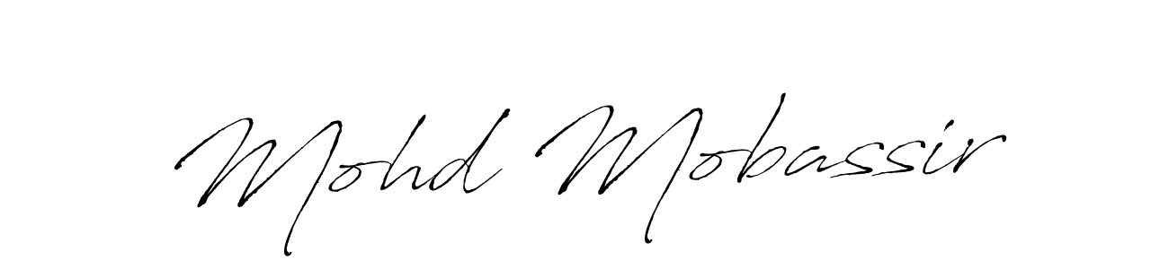 Design your own signature with our free online signature maker. With this signature software, you can create a handwritten (Antro_Vectra) signature for name Mohd Mobassir. Mohd Mobassir signature style 6 images and pictures png