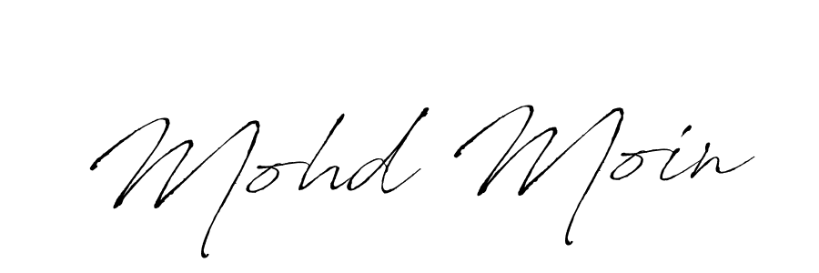 How to make Mohd Moin name signature. Use Antro_Vectra style for creating short signs online. This is the latest handwritten sign. Mohd Moin signature style 6 images and pictures png