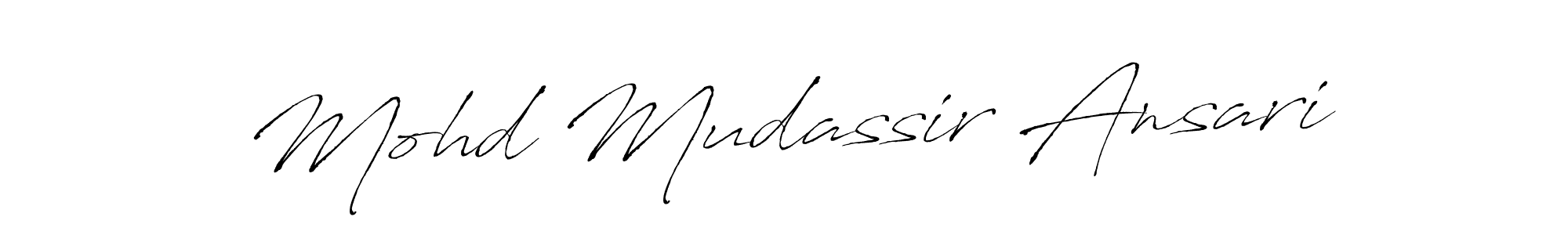 Similarly Antro_Vectra is the best handwritten signature design. Signature creator online .You can use it as an online autograph creator for name Mohd Mudassir Ansari. Mohd Mudassir Ansari signature style 6 images and pictures png