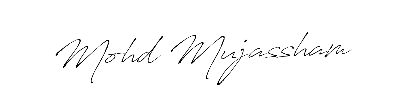Also You can easily find your signature by using the search form. We will create Mohd Mujassham name handwritten signature images for you free of cost using Antro_Vectra sign style. Mohd Mujassham signature style 6 images and pictures png