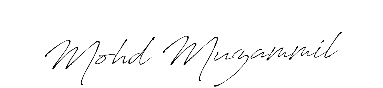 Make a beautiful signature design for name Mohd Muzammil. With this signature (Antro_Vectra) style, you can create a handwritten signature for free. Mohd Muzammil signature style 6 images and pictures png