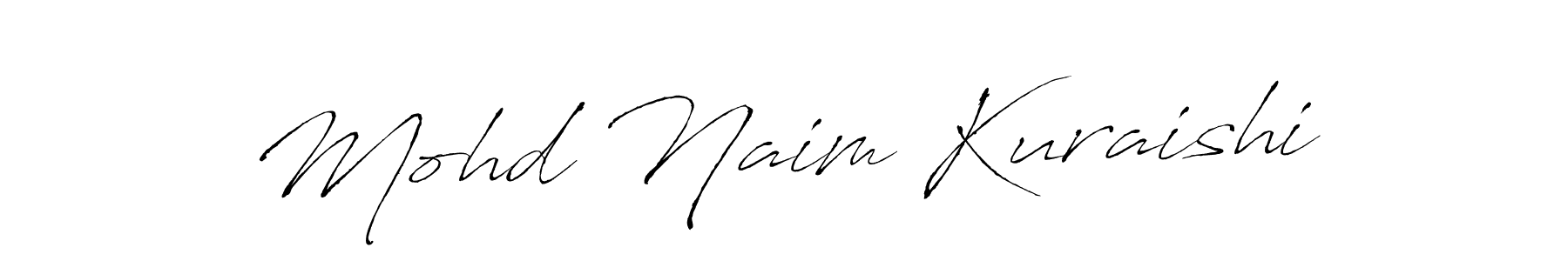 Also we have Mohd Naim Kuraishi name is the best signature style. Create professional handwritten signature collection using Antro_Vectra autograph style. Mohd Naim Kuraishi signature style 6 images and pictures png