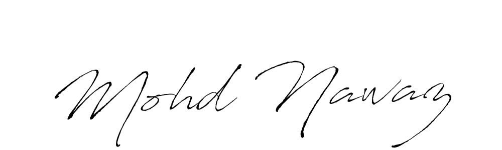 Create a beautiful signature design for name Mohd Nawaz. With this signature (Antro_Vectra) fonts, you can make a handwritten signature for free. Mohd Nawaz signature style 6 images and pictures png
