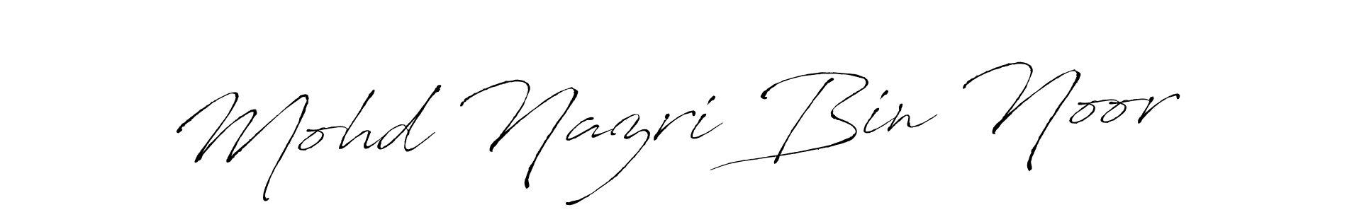 Mohd Nazri Bin Noor stylish signature style. Best Handwritten Sign (Antro_Vectra) for my name. Handwritten Signature Collection Ideas for my name Mohd Nazri Bin Noor. Mohd Nazri Bin Noor signature style 6 images and pictures png