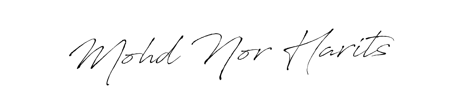 You can use this online signature creator to create a handwritten signature for the name Mohd Nor Harits. This is the best online autograph maker. Mohd Nor Harits signature style 6 images and pictures png