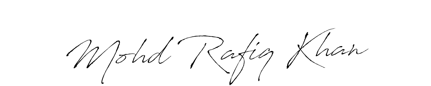 You should practise on your own different ways (Antro_Vectra) to write your name (Mohd Rafiq Khan) in signature. don't let someone else do it for you. Mohd Rafiq Khan signature style 6 images and pictures png