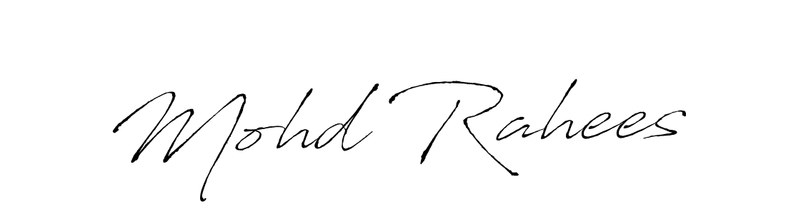 You can use this online signature creator to create a handwritten signature for the name Mohd Rahees. This is the best online autograph maker. Mohd Rahees signature style 6 images and pictures png