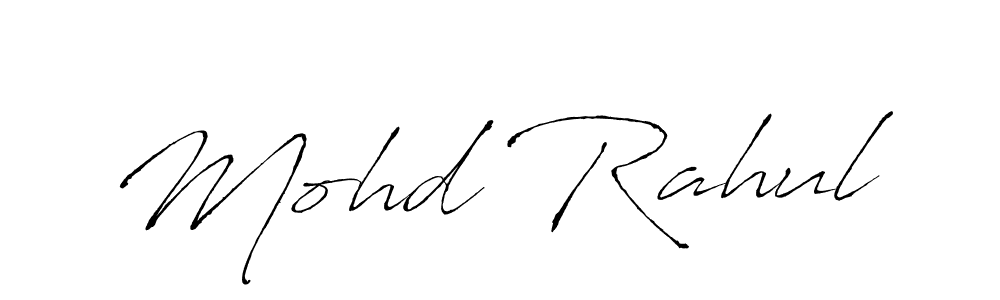 Also we have Mohd Rahul name is the best signature style. Create professional handwritten signature collection using Antro_Vectra autograph style. Mohd Rahul signature style 6 images and pictures png