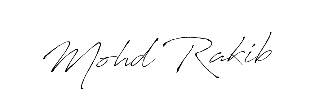 Mohd Rakib stylish signature style. Best Handwritten Sign (Antro_Vectra) for my name. Handwritten Signature Collection Ideas for my name Mohd Rakib. Mohd Rakib signature style 6 images and pictures png