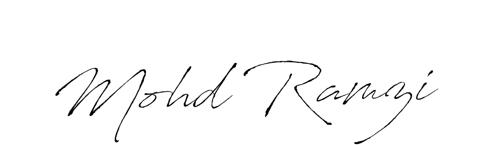 It looks lik you need a new signature style for name Mohd Ramzi. Design unique handwritten (Antro_Vectra) signature with our free signature maker in just a few clicks. Mohd Ramzi signature style 6 images and pictures png