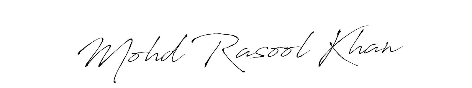 Also we have Mohd Rasool Khan name is the best signature style. Create professional handwritten signature collection using Antro_Vectra autograph style. Mohd Rasool Khan signature style 6 images and pictures png