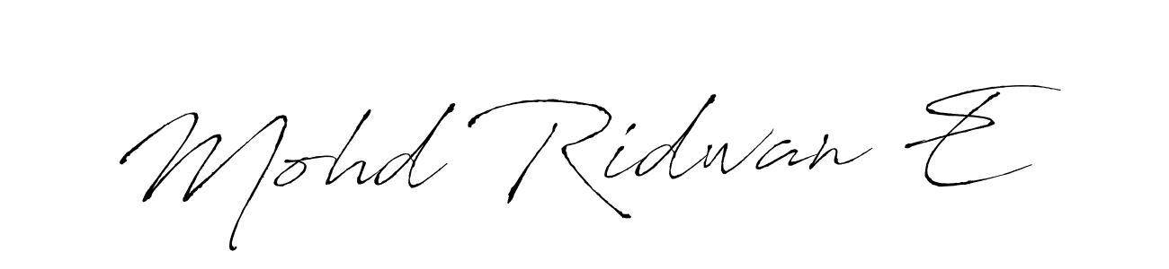 It looks lik you need a new signature style for name Mohd Ridwan E. Design unique handwritten (Antro_Vectra) signature with our free signature maker in just a few clicks. Mohd Ridwan E signature style 6 images and pictures png