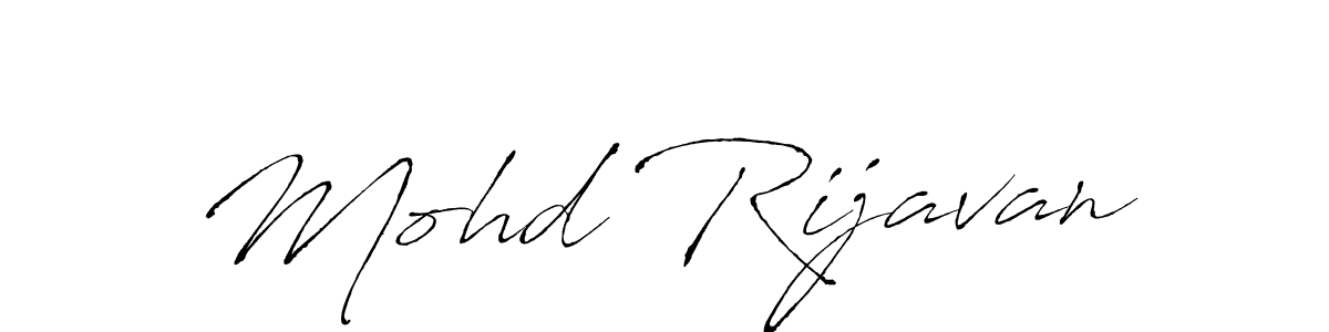 Also we have Mohd Rijavan name is the best signature style. Create professional handwritten signature collection using Antro_Vectra autograph style. Mohd Rijavan signature style 6 images and pictures png