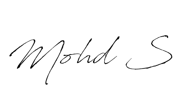 The best way (Antro_Vectra) to make a short signature is to pick only two or three words in your name. The name Mohd S include a total of six letters. For converting this name. Mohd S signature style 6 images and pictures png