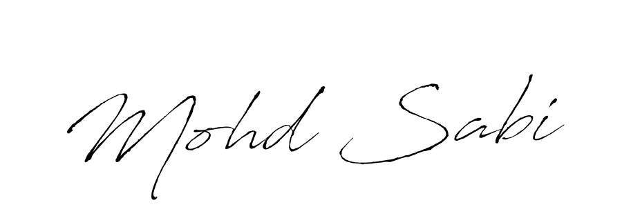 Make a beautiful signature design for name Mohd Sabi. Use this online signature maker to create a handwritten signature for free. Mohd Sabi signature style 6 images and pictures png