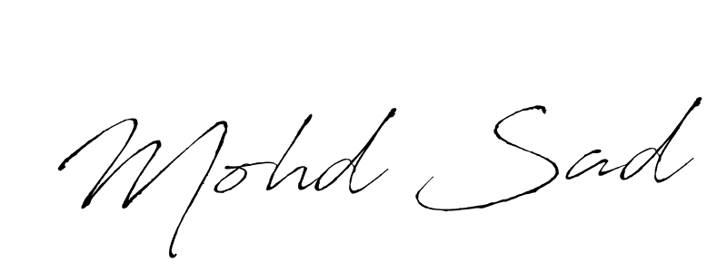Also You can easily find your signature by using the search form. We will create Mohd Sad name handwritten signature images for you free of cost using Antro_Vectra sign style. Mohd Sad signature style 6 images and pictures png
