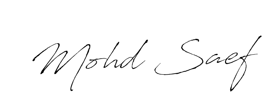 Design your own signature with our free online signature maker. With this signature software, you can create a handwritten (Antro_Vectra) signature for name Mohd Saef. Mohd Saef signature style 6 images and pictures png