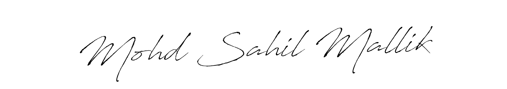 Make a beautiful signature design for name Mohd Sahil Mallik. Use this online signature maker to create a handwritten signature for free. Mohd Sahil Mallik signature style 6 images and pictures png
