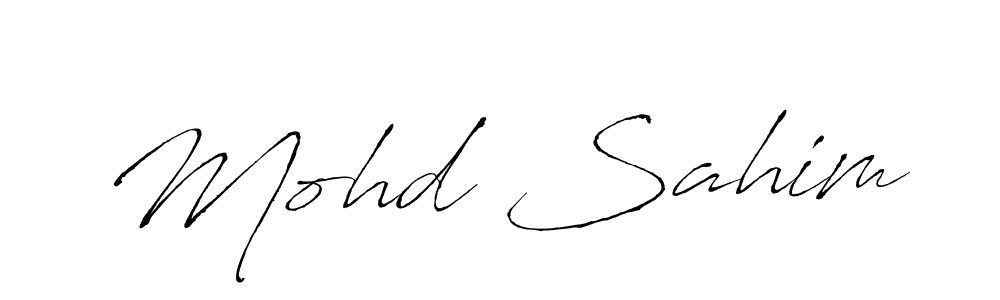 Antro_Vectra is a professional signature style that is perfect for those who want to add a touch of class to their signature. It is also a great choice for those who want to make their signature more unique. Get Mohd Sahim name to fancy signature for free. Mohd Sahim signature style 6 images and pictures png