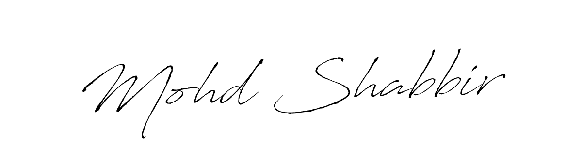 Use a signature maker to create a handwritten signature online. With this signature software, you can design (Antro_Vectra) your own signature for name Mohd Shabbir. Mohd Shabbir signature style 6 images and pictures png