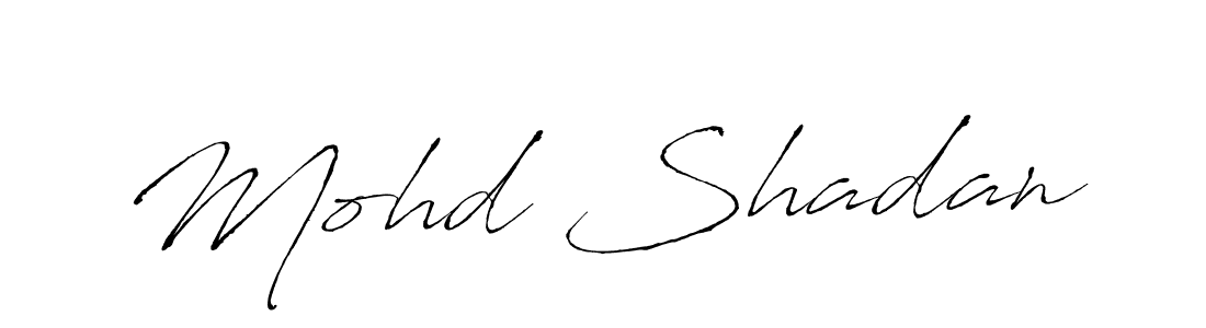 Also You can easily find your signature by using the search form. We will create Mohd Shadan name handwritten signature images for you free of cost using Antro_Vectra sign style. Mohd Shadan signature style 6 images and pictures png