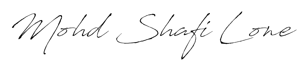 Achieve flawless digital penmanship with Mohd Shafi Lone name in Antro_Vectra font. The perfect tool for creating online signatures. Mohd Shafi Lone signature style 6 images and pictures png