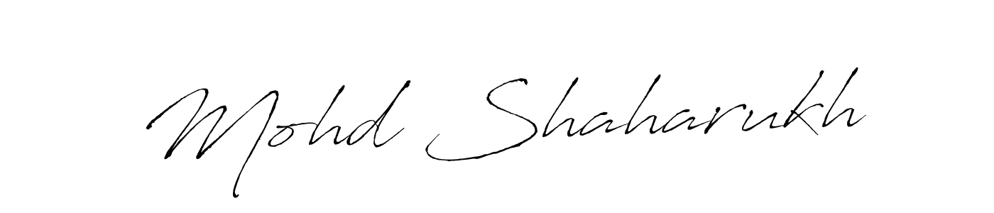 How to make Mohd Shaharukh signature? Antro_Vectra is a professional autograph style. Create handwritten signature for Mohd Shaharukh name. Mohd Shaharukh signature style 6 images and pictures png