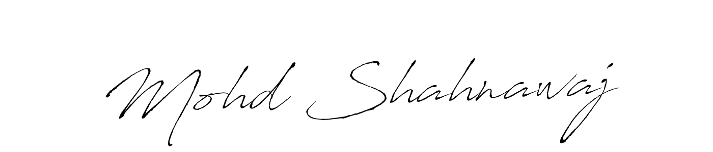Design your own signature with our free online signature maker. With this signature software, you can create a handwritten (Antro_Vectra) signature for name Mohd Shahnawaj. Mohd Shahnawaj signature style 6 images and pictures png