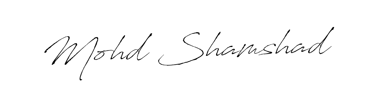 Once you've used our free online signature maker to create your best signature Antro_Vectra style, it's time to enjoy all of the benefits that Mohd Shamshad name signing documents. Mohd Shamshad signature style 6 images and pictures png