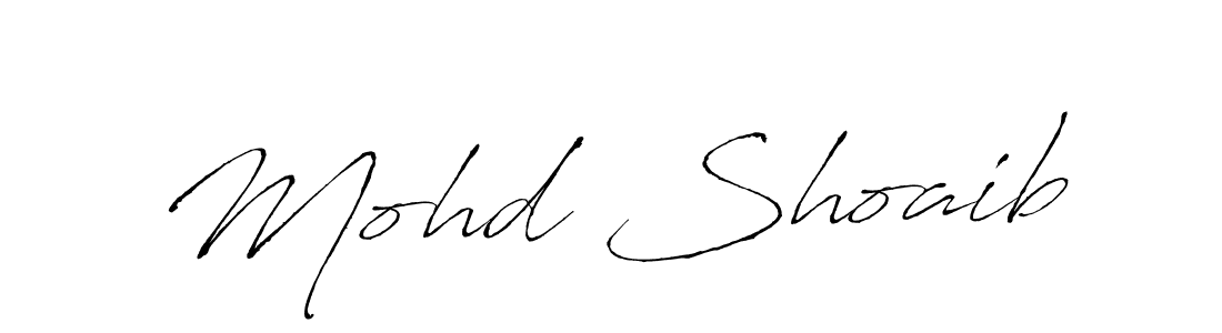 Mohd Shoaib stylish signature style. Best Handwritten Sign (Antro_Vectra) for my name. Handwritten Signature Collection Ideas for my name Mohd Shoaib. Mohd Shoaib signature style 6 images and pictures png