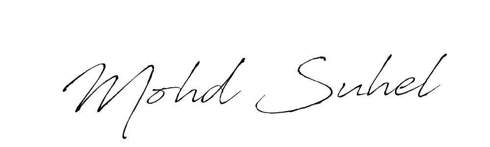 How to make Mohd Suhel signature? Antro_Vectra is a professional autograph style. Create handwritten signature for Mohd Suhel name. Mohd Suhel signature style 6 images and pictures png