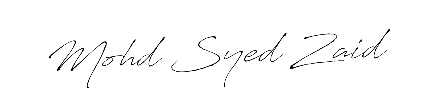 How to Draw Mohd Syed Zaid signature style? Antro_Vectra is a latest design signature styles for name Mohd Syed Zaid. Mohd Syed Zaid signature style 6 images and pictures png