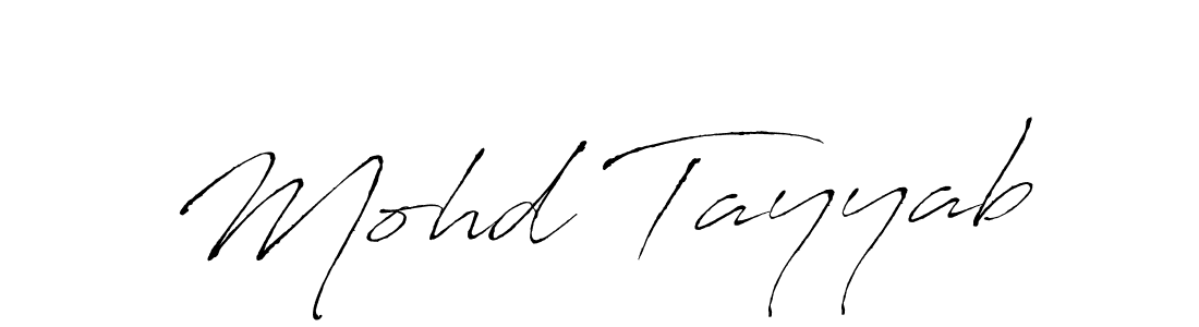 Mohd Tayyab stylish signature style. Best Handwritten Sign (Antro_Vectra) for my name. Handwritten Signature Collection Ideas for my name Mohd Tayyab. Mohd Tayyab signature style 6 images and pictures png