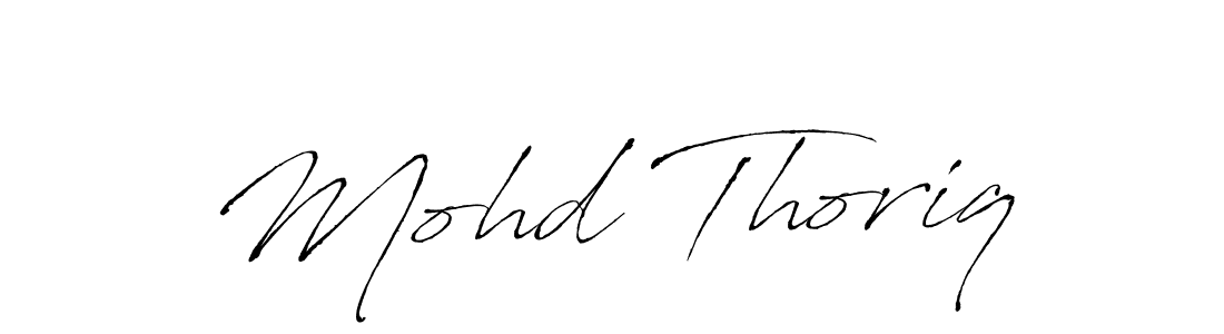 Use a signature maker to create a handwritten signature online. With this signature software, you can design (Antro_Vectra) your own signature for name Mohd Thoriq. Mohd Thoriq signature style 6 images and pictures png