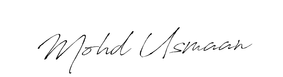 Also we have Mohd Usmaan name is the best signature style. Create professional handwritten signature collection using Antro_Vectra autograph style. Mohd Usmaan signature style 6 images and pictures png