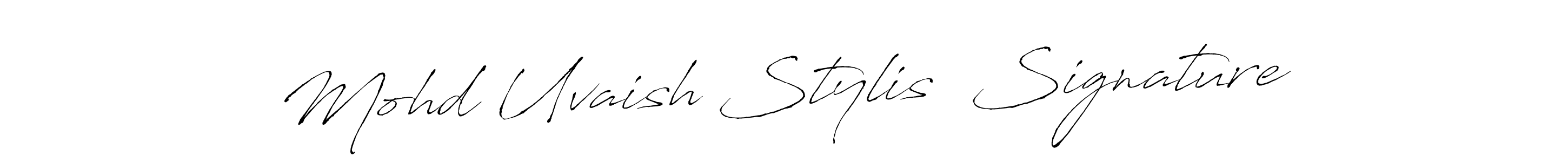 Make a beautiful signature design for name Mohd Uvaish Stylis  Signature. Use this online signature maker to create a handwritten signature for free. Mohd Uvaish Stylis  Signature signature style 6 images and pictures png