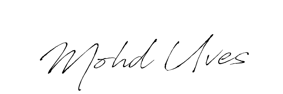 Antro_Vectra is a professional signature style that is perfect for those who want to add a touch of class to their signature. It is also a great choice for those who want to make their signature more unique. Get Mohd Uves name to fancy signature for free. Mohd Uves signature style 6 images and pictures png