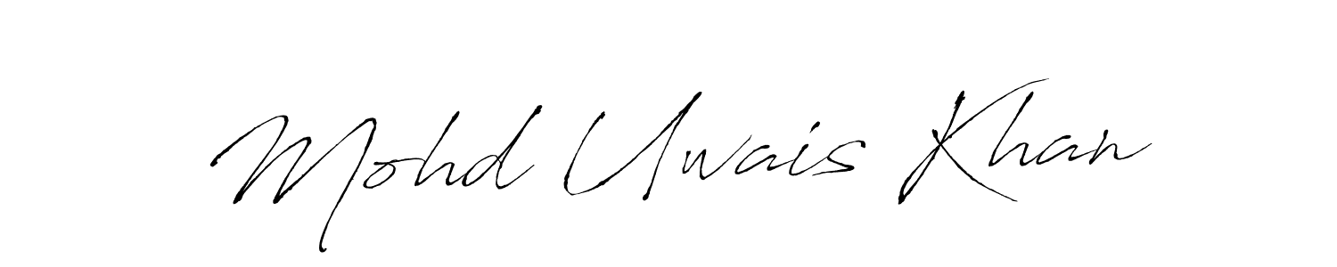 Make a beautiful signature design for name Mohd Uwais Khan. Use this online signature maker to create a handwritten signature for free. Mohd Uwais Khan signature style 6 images and pictures png