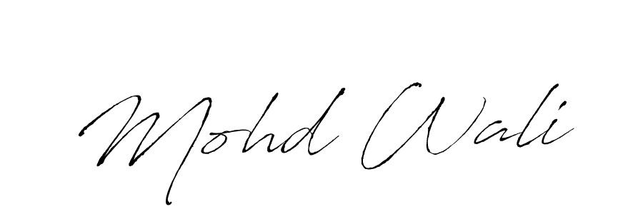 Also You can easily find your signature by using the search form. We will create Mohd Wali name handwritten signature images for you free of cost using Antro_Vectra sign style. Mohd Wali signature style 6 images and pictures png