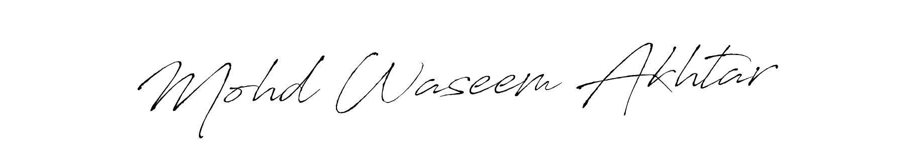 Make a short Mohd Waseem Akhtar signature style. Manage your documents anywhere anytime using Antro_Vectra. Create and add eSignatures, submit forms, share and send files easily. Mohd Waseem Akhtar signature style 6 images and pictures png