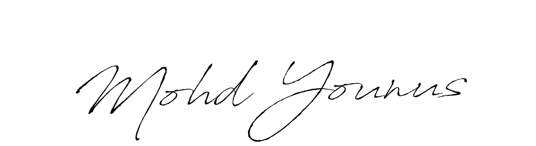 Use a signature maker to create a handwritten signature online. With this signature software, you can design (Antro_Vectra) your own signature for name Mohd Younus. Mohd Younus signature style 6 images and pictures png