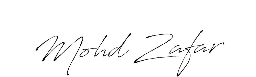 Mohd Zafar stylish signature style. Best Handwritten Sign (Antro_Vectra) for my name. Handwritten Signature Collection Ideas for my name Mohd Zafar. Mohd Zafar signature style 6 images and pictures png