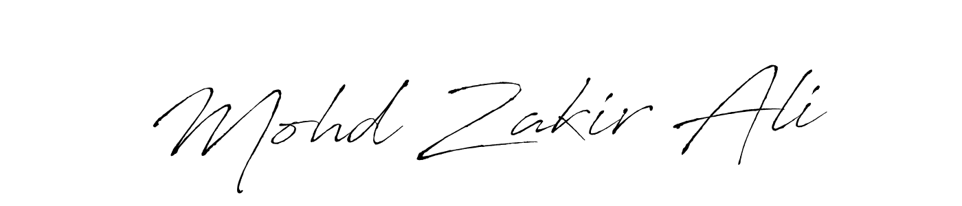How to make Mohd Zakir Ali signature? Antro_Vectra is a professional autograph style. Create handwritten signature for Mohd Zakir Ali name. Mohd Zakir Ali signature style 6 images and pictures png