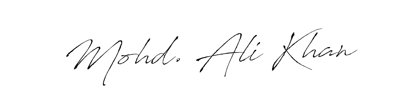 It looks lik you need a new signature style for name Mohd. Ali Khan. Design unique handwritten (Antro_Vectra) signature with our free signature maker in just a few clicks. Mohd. Ali Khan signature style 6 images and pictures png