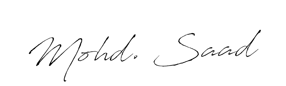 Similarly Antro_Vectra is the best handwritten signature design. Signature creator online .You can use it as an online autograph creator for name Mohd. Saad. Mohd. Saad signature style 6 images and pictures png